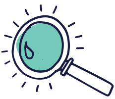 illustration of a magnifying glass