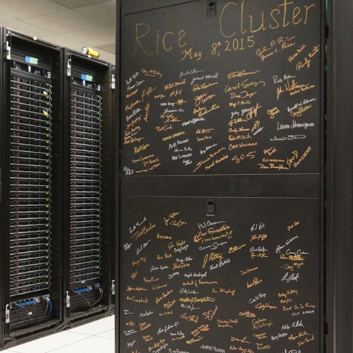 Supercomputer with signatures all over it