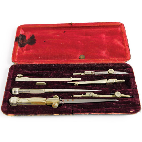 silver drawing tools