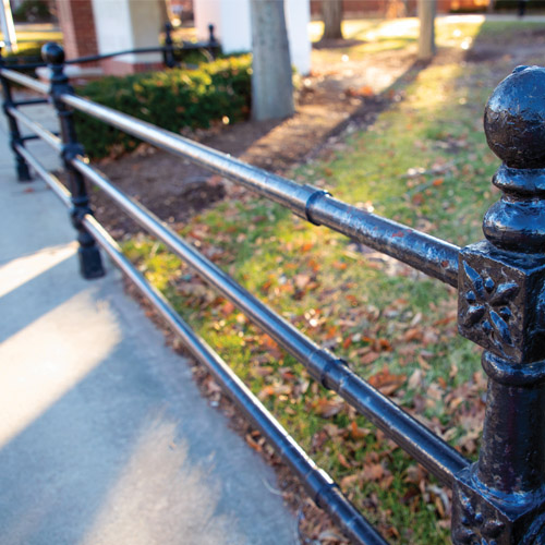 A metal fence