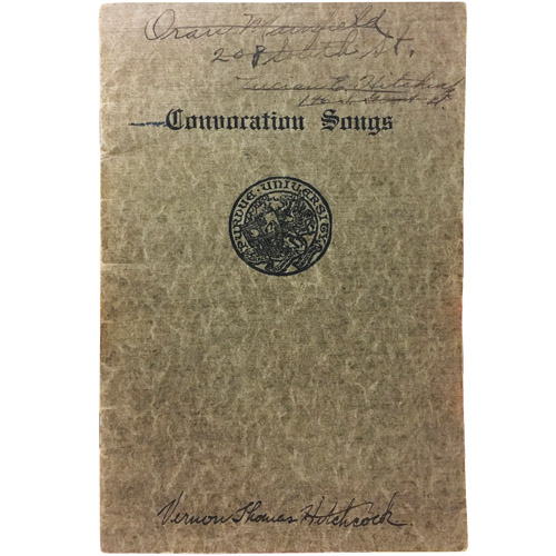 Convocation songs pamphlet