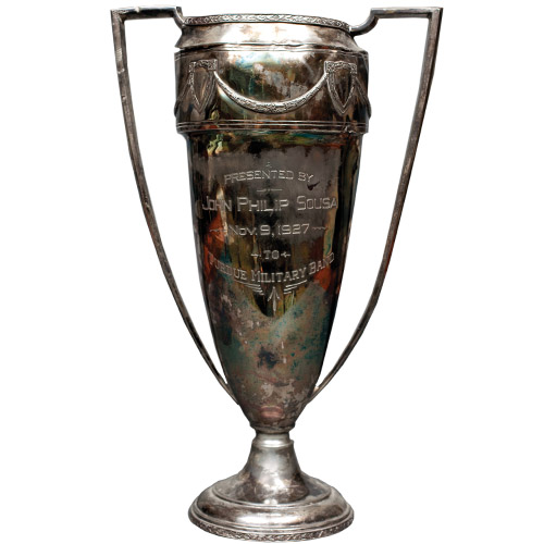 silver trophy