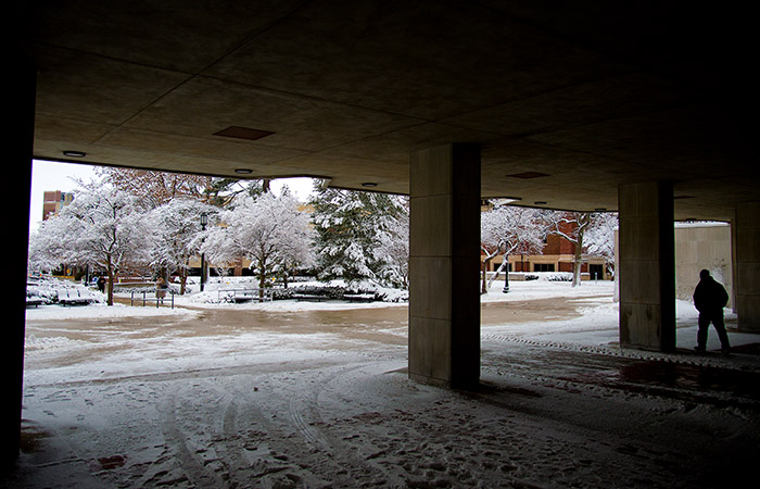 under the math building