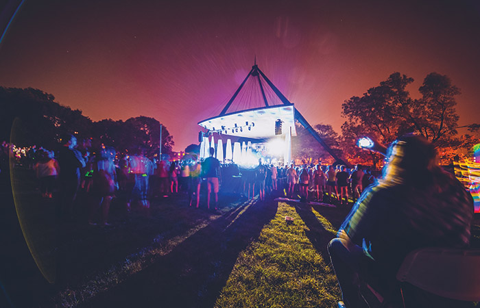 a night concert on slayter hill