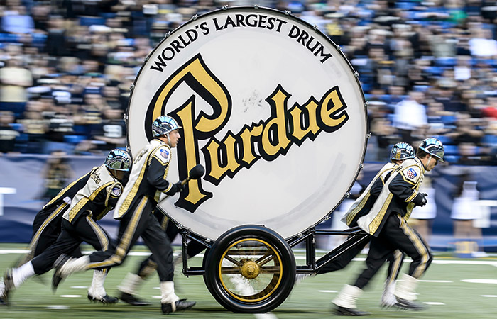 purdue bass drum