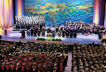 A Purdue Commencement ceremony