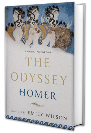 book cover for the odyssey by homer