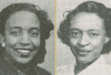 The image shows Winifred and Frieda Parker