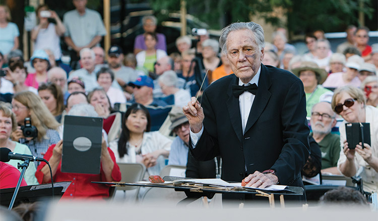 Al Wright conducting